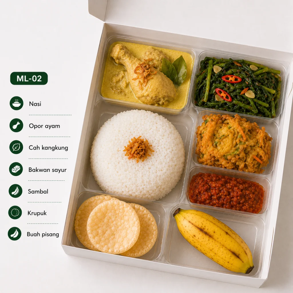 Paket menu malam ML-02 Al Faruq Catering Kaliorang